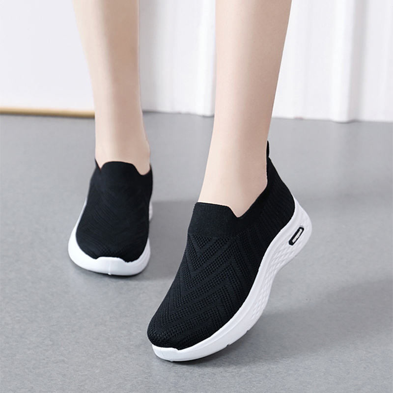 Title 14, Damen Mesh-Sneaker, Socken-Slip-On-Flats, beque...