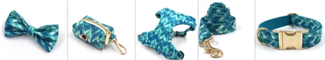 Pet Collar Leash Bow Knot Dog Walking Garbage Bag Set Set - Shop at LoveMi