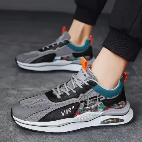 Air Cushion Mesh Sneakers Personalized Fashion Lace Up Sports