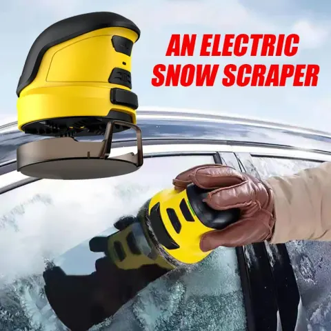 Cordless Snow Scraper with Battery Life Durable Electric Ice