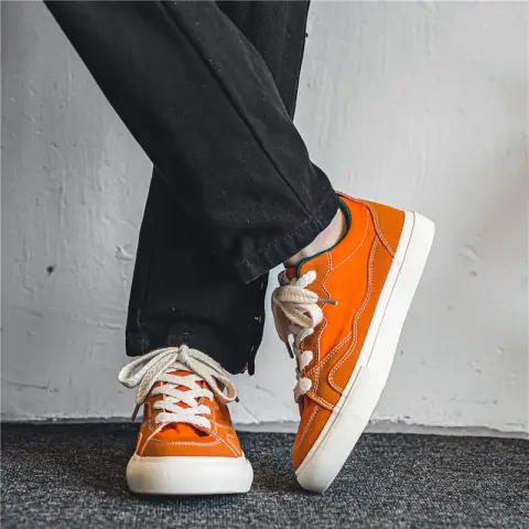 Men's Canvas Shoes Breathable Versatile Casual Sneakers Student Cloth