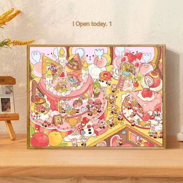 DIY Digital Oil Painting Acrylic Hand Drawn Z642 - Shop at LoveMi