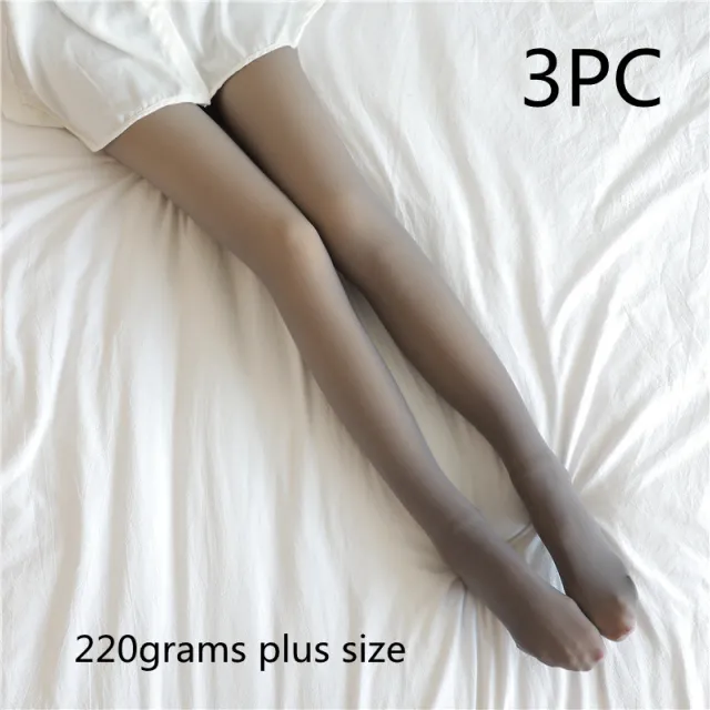 Fake Translucent Plus Size Leggings Fleece Lined Tights Fall And Winter Warm Fleece Pantyhose Women Fleece Lined Pantyhose Thermal Winter Tights ... Set5 - Shop at LoveMi