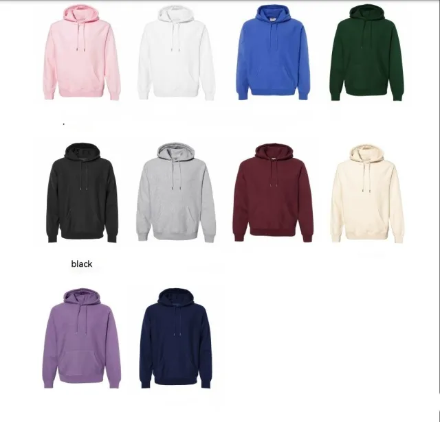Customized Letter Name Round Neck Hoodie From Europe And America Black - Shop at LoveMi