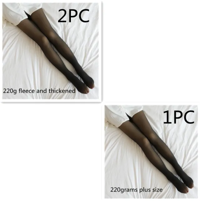 Fake Translucent Plus Size Leggings Fleece Lined Tights Fall And Winter Warm Fleece Pantyhose Women Fleece Lined Pantyhose Thermal Winter Tights ... Set37 - Shop at LoveMi