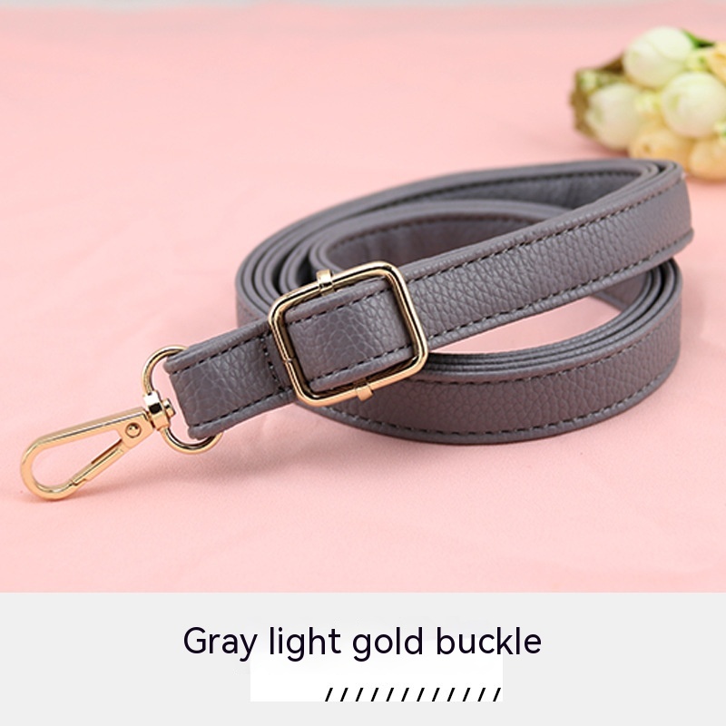 Gray Light Gold Buckle