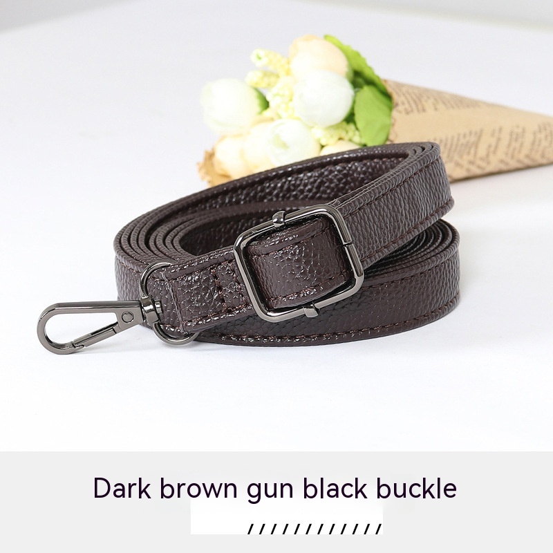 Dark Coffee Gun Black Buckle