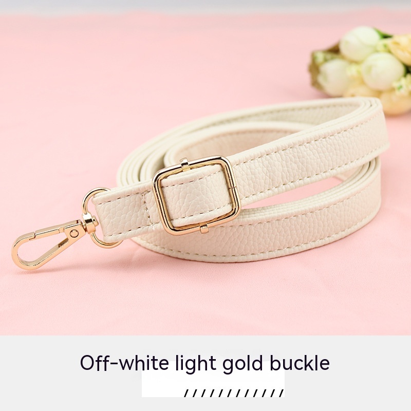 Beige Light Gold Buckle