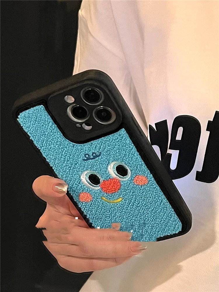 Towel Embroidered Couple Phone Case