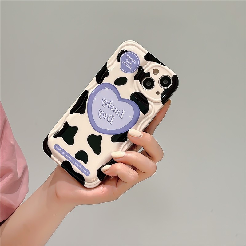 Purple Love Phone Case Silicone - Image 4
