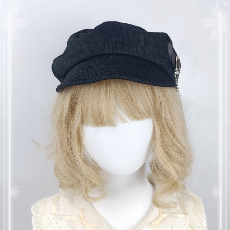 Original Handmade Duck Tongue Cap In Coffee Color