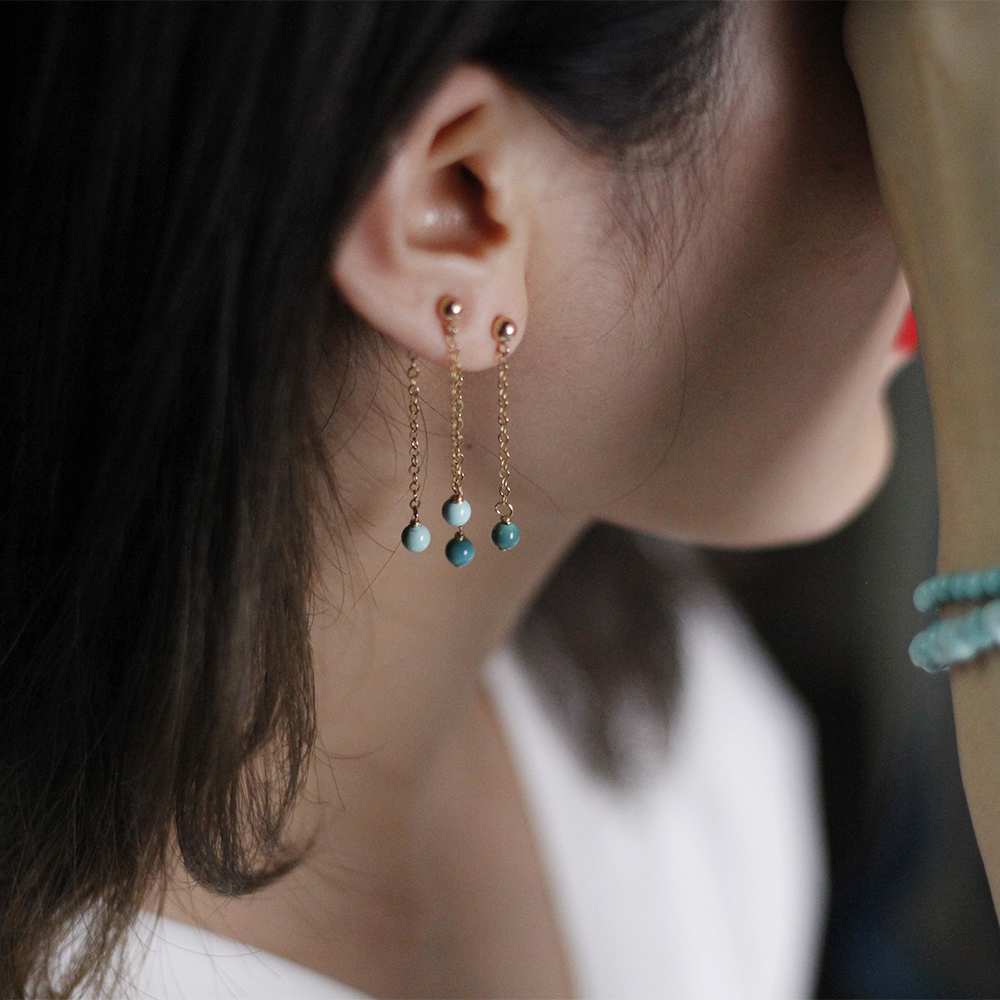 Original Design Original Turquoise Earrings