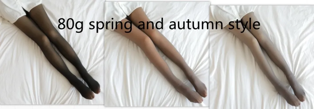Fake Translucent Plus Size Leggings Fleece Lined Tights Fall And Winter Warm Fleece Pantyhose Women Fleece Lined Pantyhose Thermal Winter Tights - ...