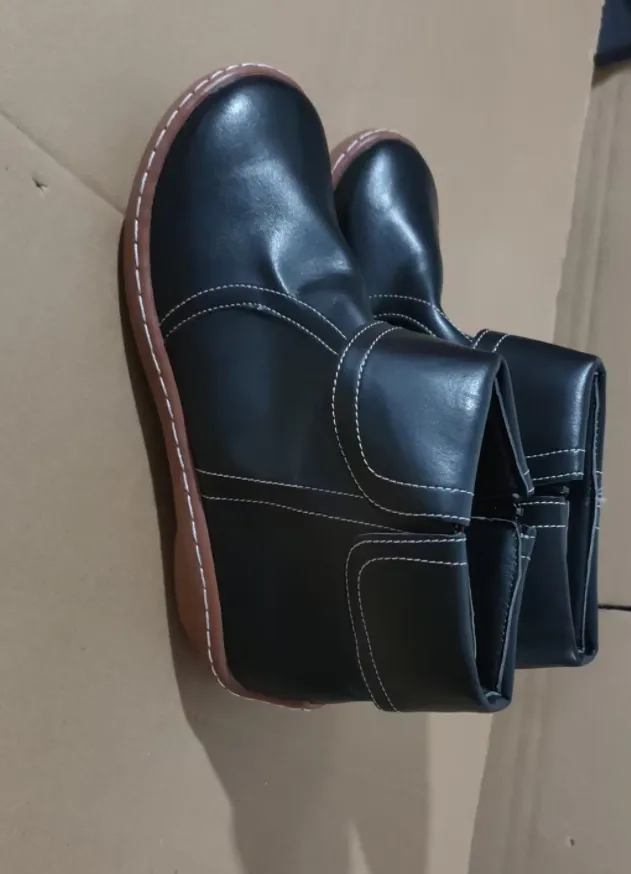 Ladies casual short boots - Black
