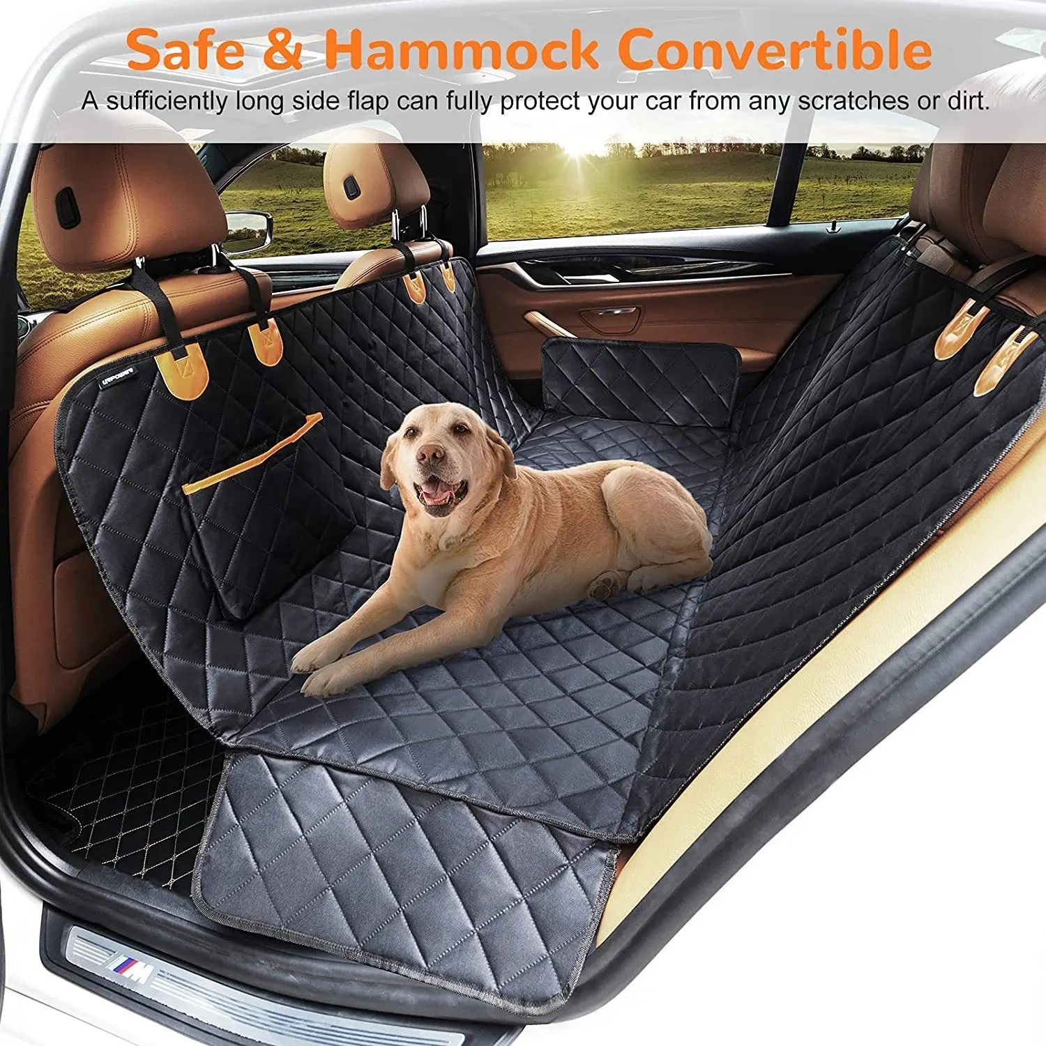 Pet Car Travel Rear Seat Cushion Dog