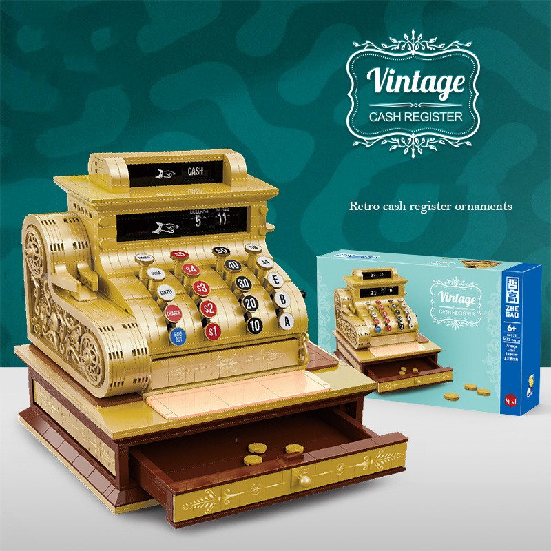 00387 Retro Cash Register