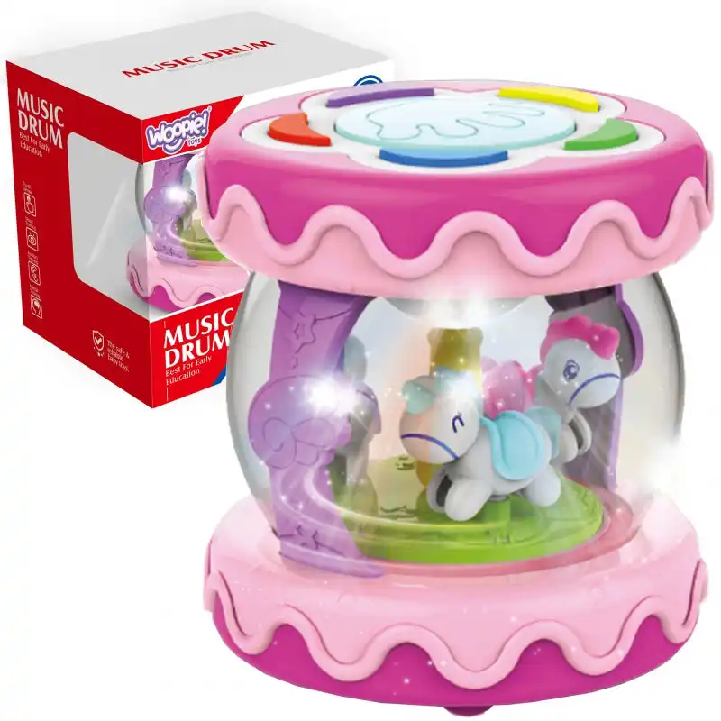 Children's Multifunctional Music Drum Luminous Enlightenment Early Education Musical Instrument