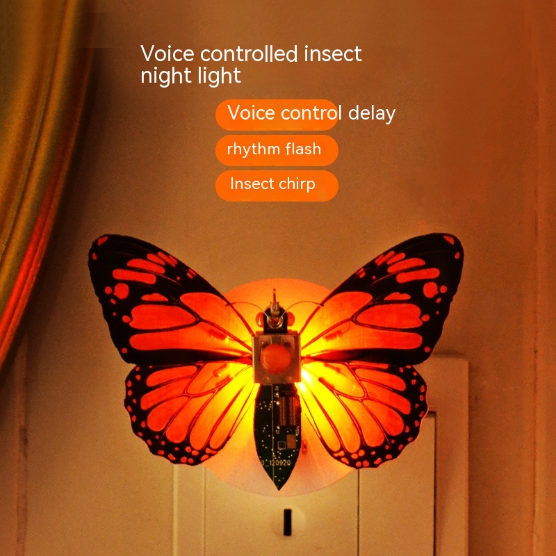 Voice controlled butterfly