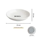 Fishbone Plate Gray Silicone
