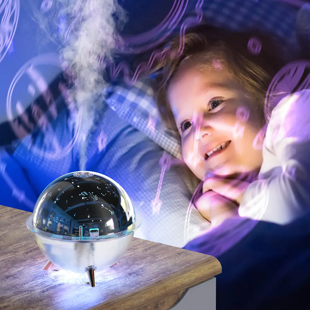 Starry Sky Projection Lamp Humidifier USB Charging