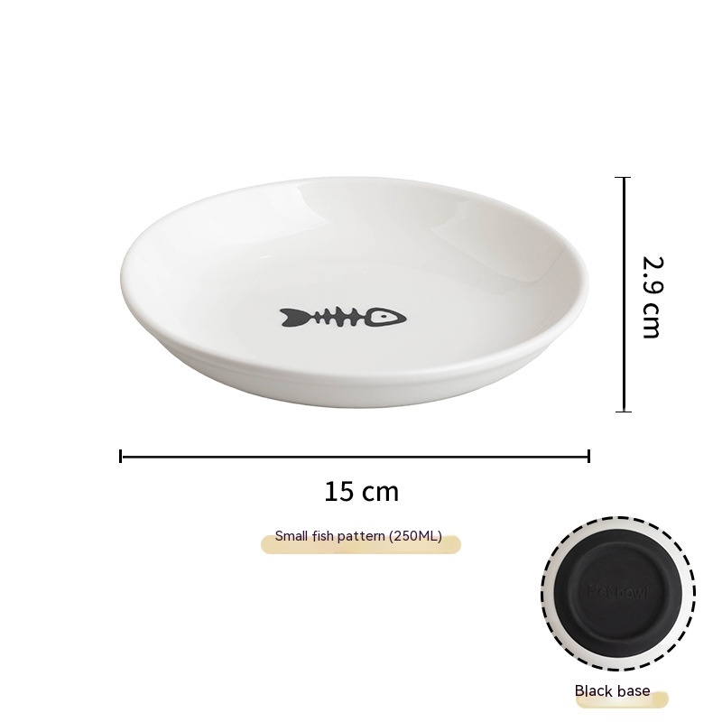 Fishbone Plate Black Silicone