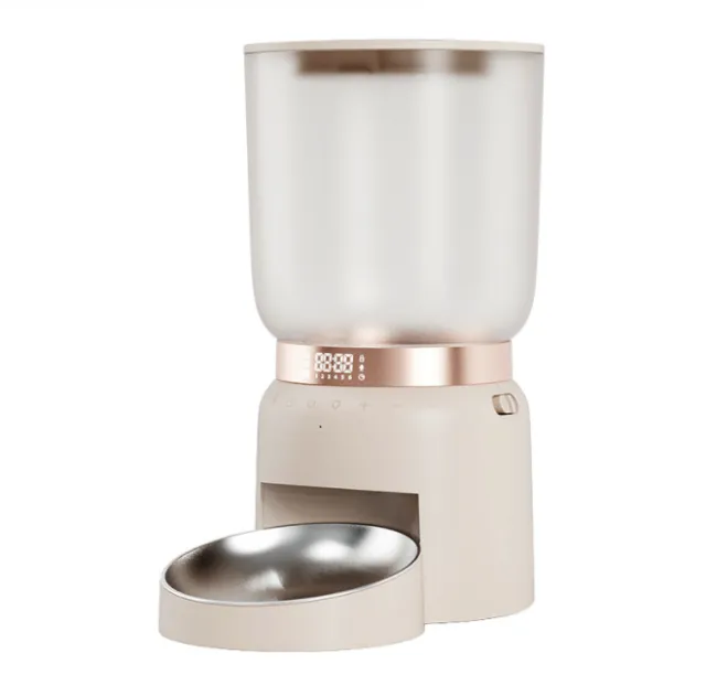 Automatic Pet Feeder Timing Quantitative Control Of Grain Production Time Hourglass Feeder Coffee - Shop at LoveMi