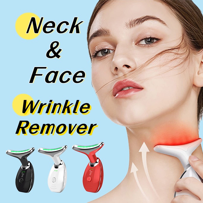 Neck Face Beauty Device Colorful LED Photon Therapy Skin Tighten