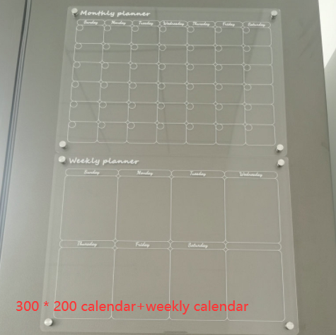 Acrylic Message Board Note Board Exhibition Board