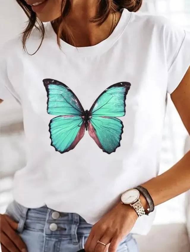 Foreign Trade Women's Clothing Short Sleeve Summer New European And American Women's Clothing T shirt Simple Plus Size Loose Women's Clothing D01... D014110 - Shop at LoveMi