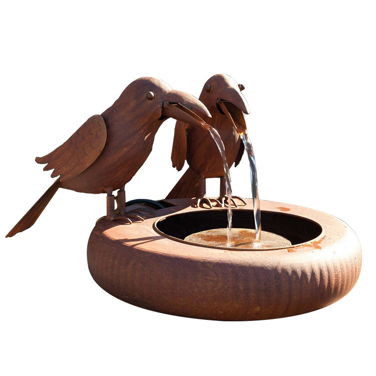 Iron Crow Fountain Decoration Crafts - Image 4