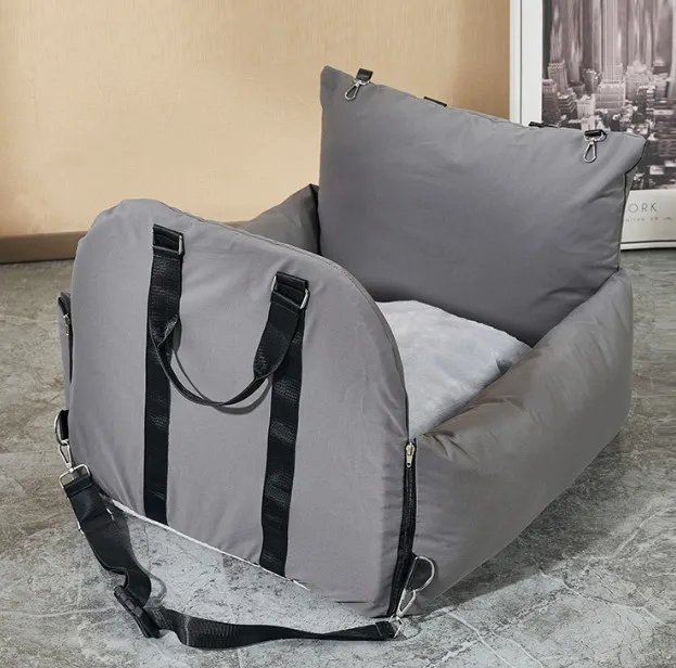 Simple Fashion And Creative Pet Car Carrier Dark Grey - Shop at LoveMi