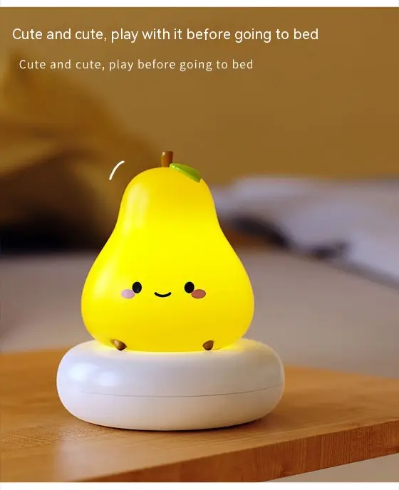 Cute Pet Sleeping Small Night Lamp USB Charging Desktop Pat Touch Induction Lamp