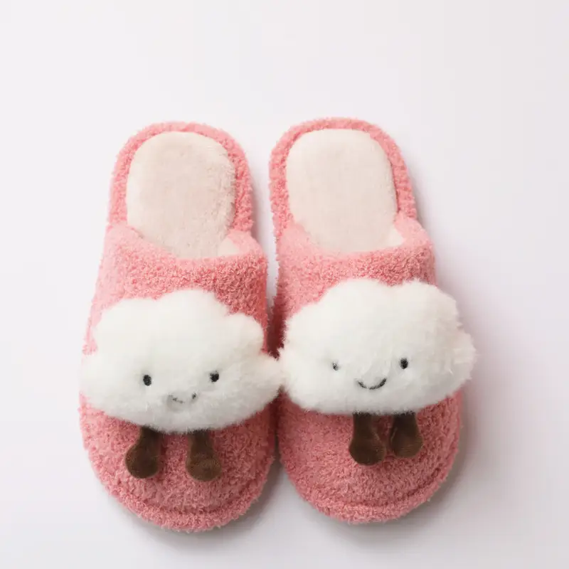 Women's Cute Fashion Clouds Non Slip Cotton Slippers