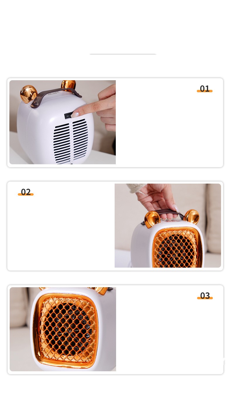 Radiateur Soufflant Ourson 400 W — Chauffage Décoratif 7