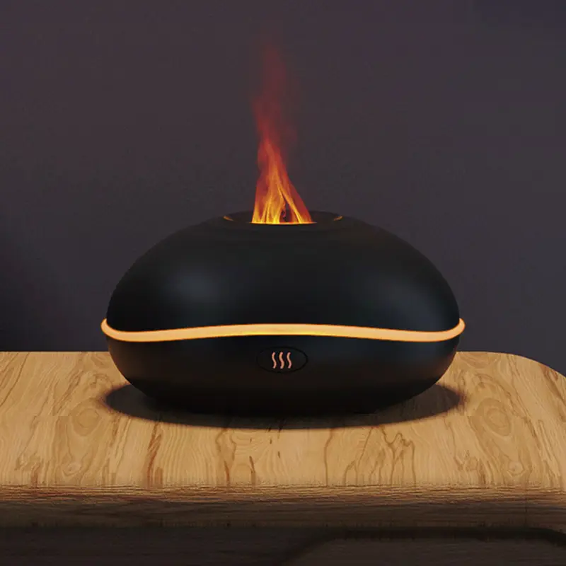Flame Aroma Diffuser Household Small Ultrasonic Humidifier Essential Oil