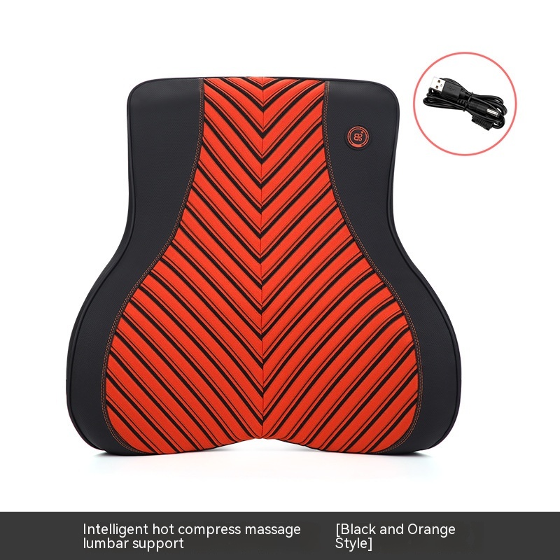 Lumbar Support Pillow Orange