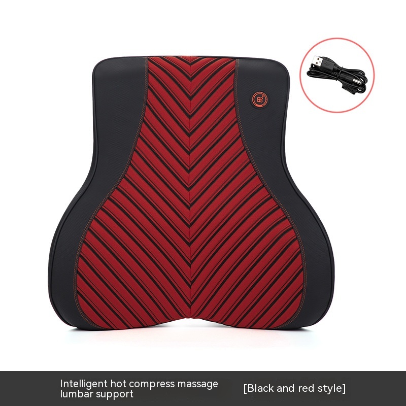 Lumbar Support Pillow Red