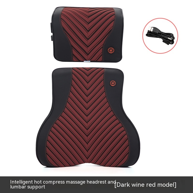 Headrest Waist Support Wine