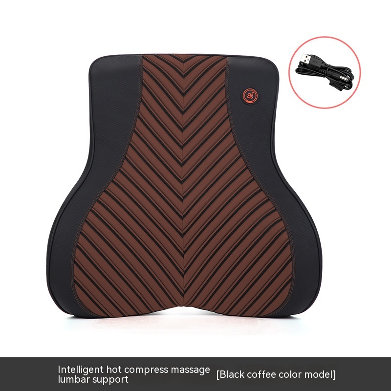 Lumbar Support Pillow Brown