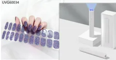 Blush Nail Stickers Uv Semi-baked Gel - Set34 - View 1