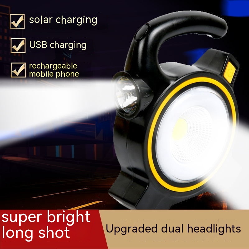 Solar Cob Work Light USB Charging Outdoor - 2