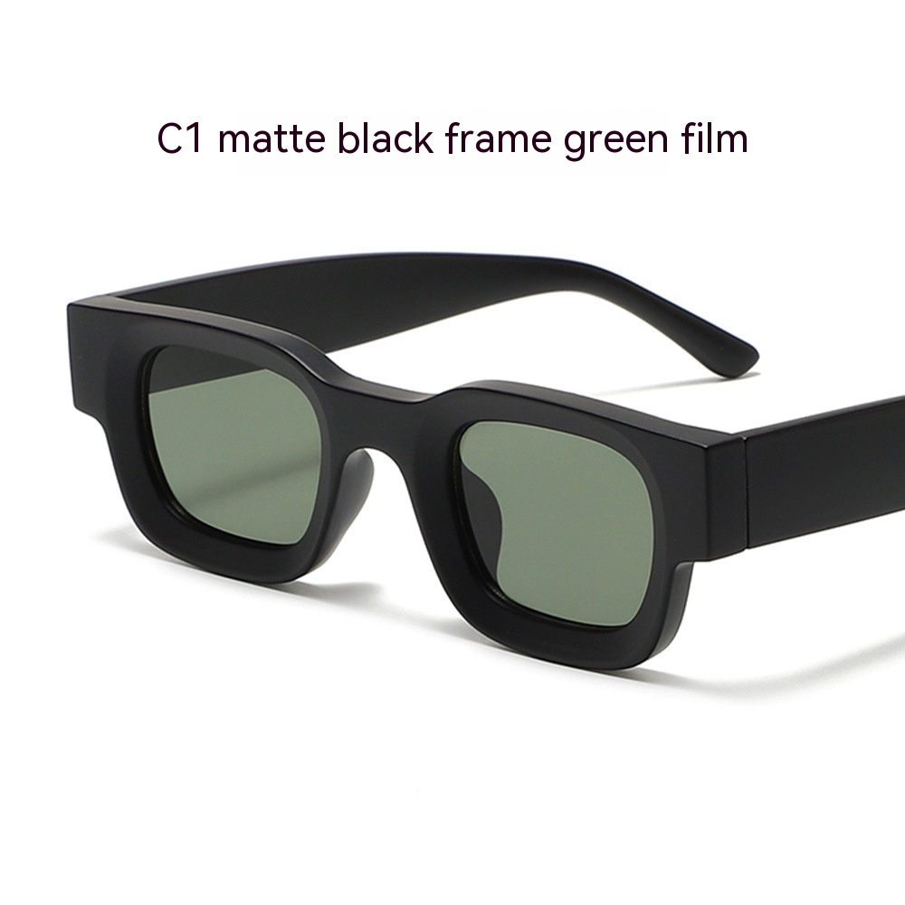 Transparent green frame black