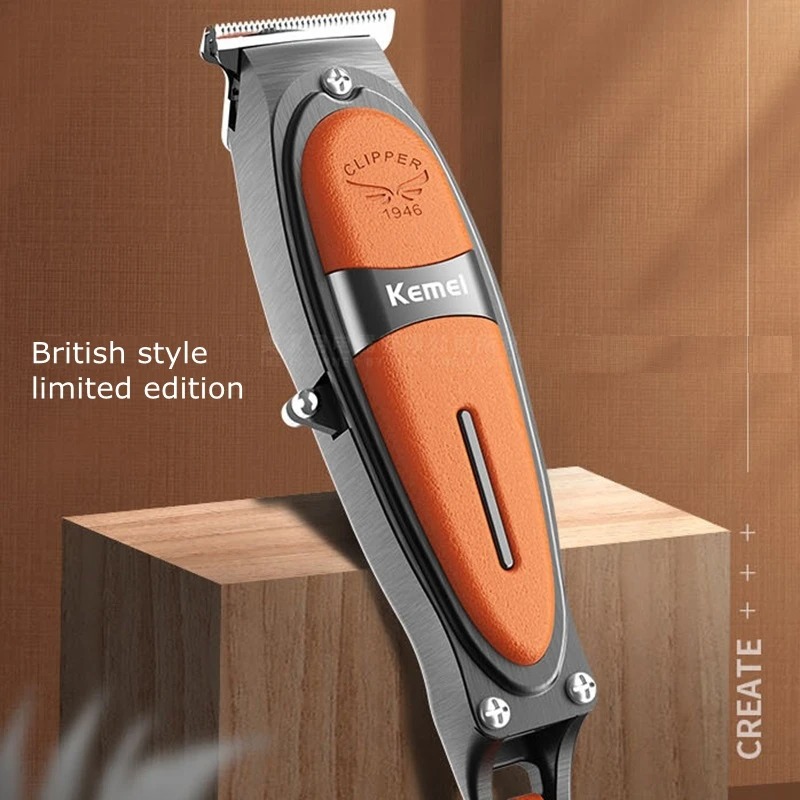 Metal Body Leather Grinding Blade Hair Clipper