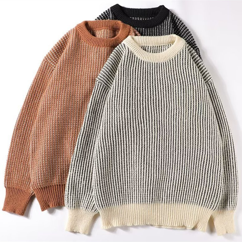 Fashion Pullover Sweater Japanese-style Retro Loose