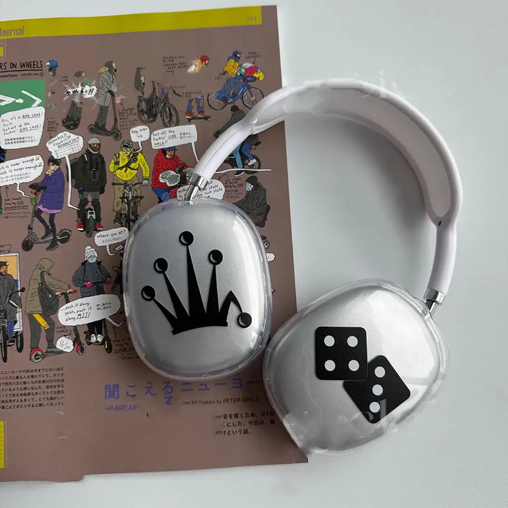 Transparent Silicone Earphone Case