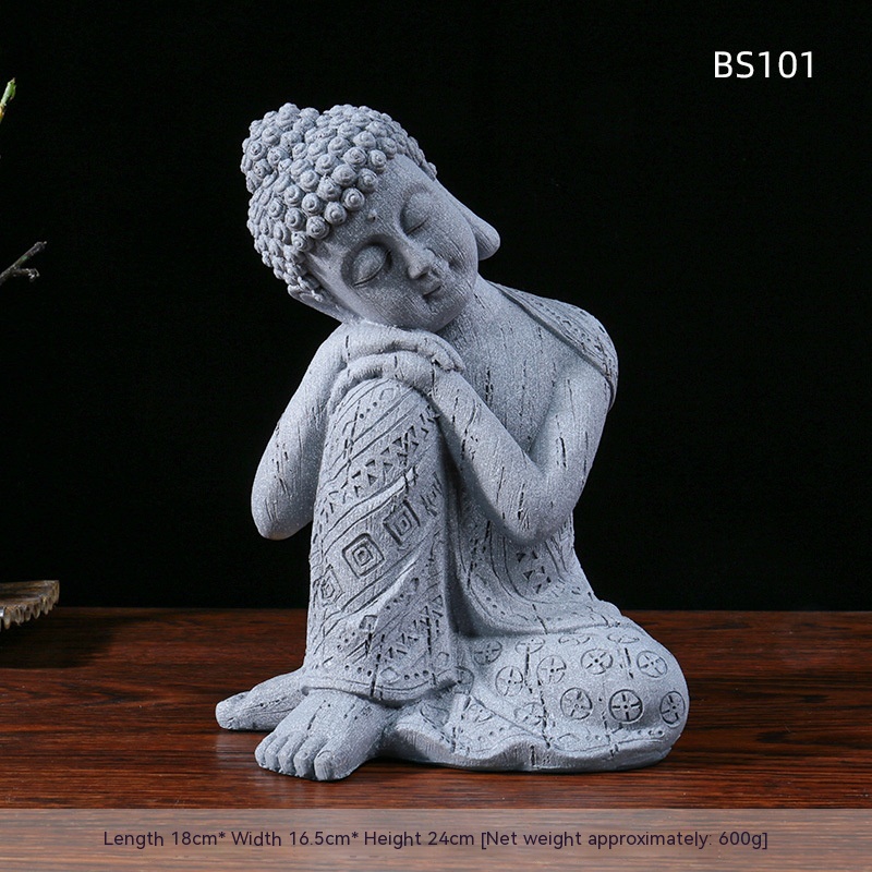 Gray Sitting Buddha