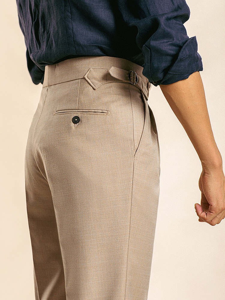 Dress Pants Paris Buckle Pendant Feeling For Men