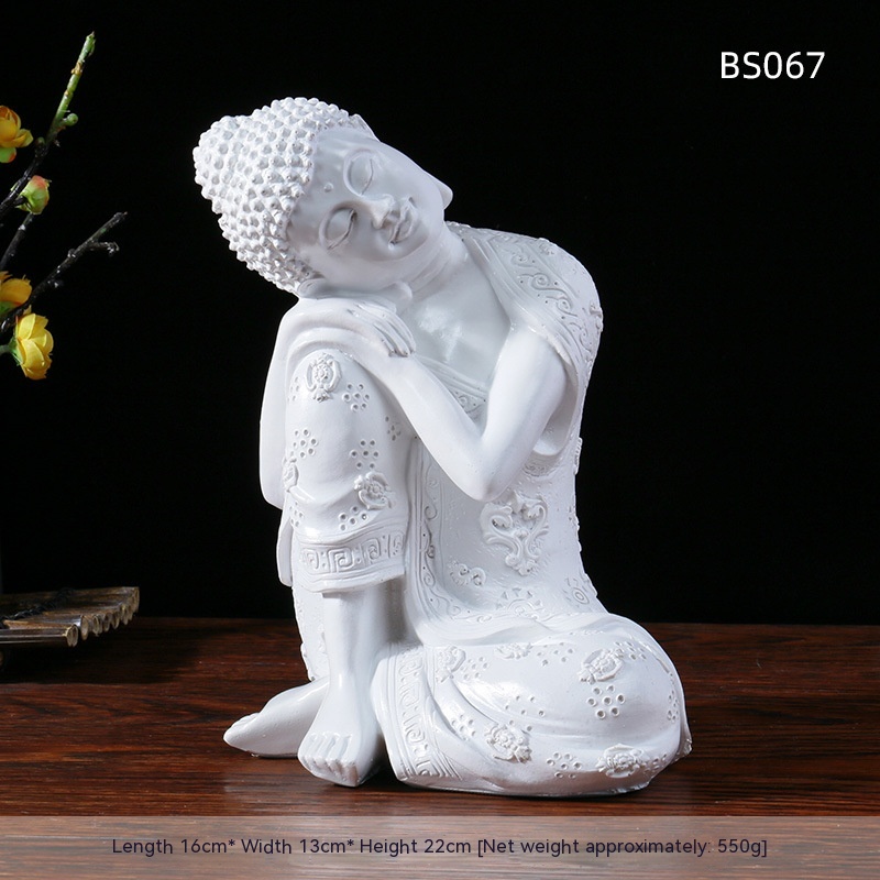 White Sitting Buddha