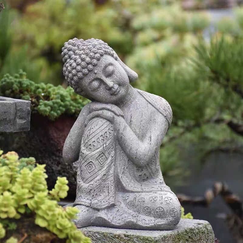 Resin Buddha Statue Planter