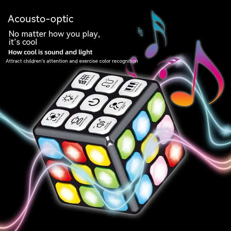 Children's Lighting Musixcube Multi-function Entrance Game Rubik's Cube Toy